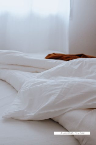 détail tissu satin de coton bio GOTS