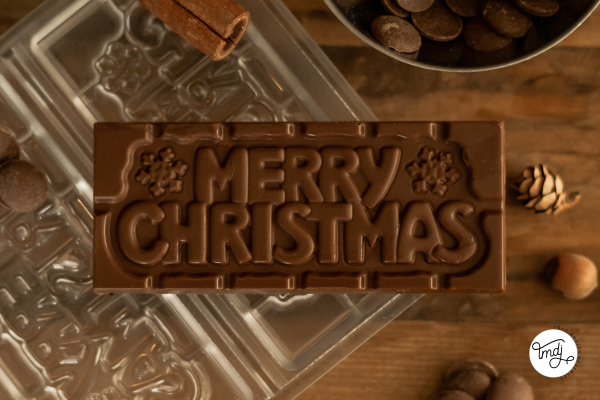 Des tablettes de chocolat homemade pour Noël (avec Cuisine Addict)