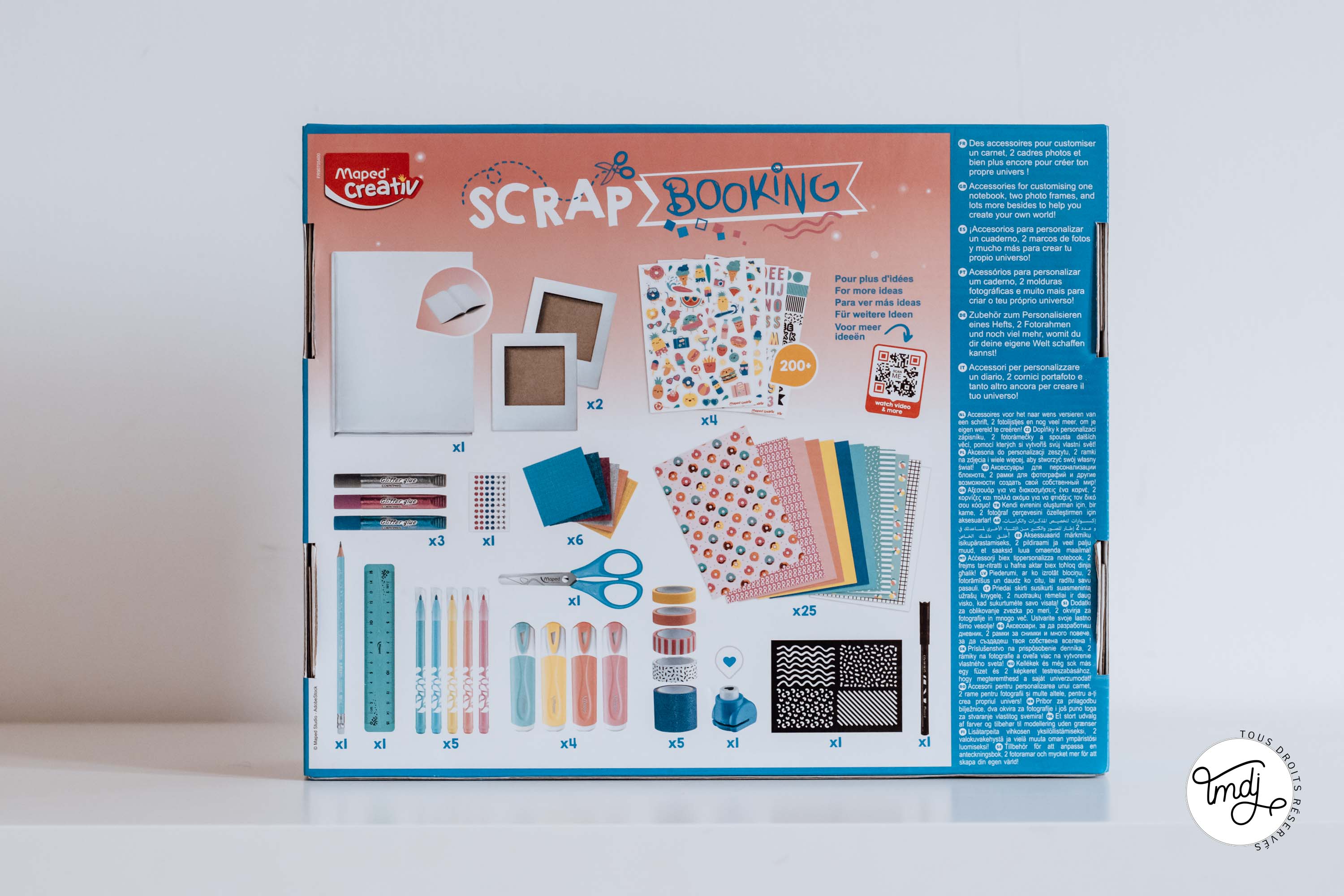 Le kit idéal pour les enfants qui aiment le scrapbooking