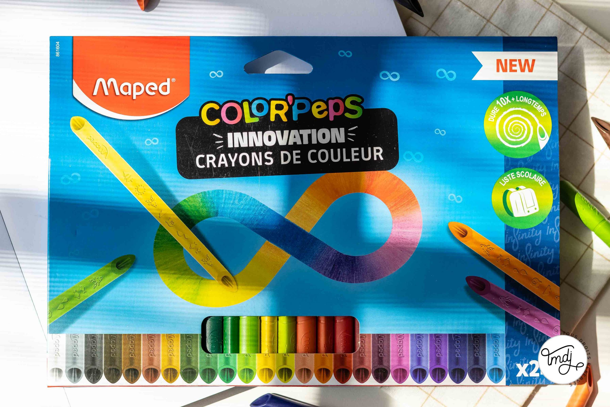 Pochette de 24 crayons de couleur School'Peps