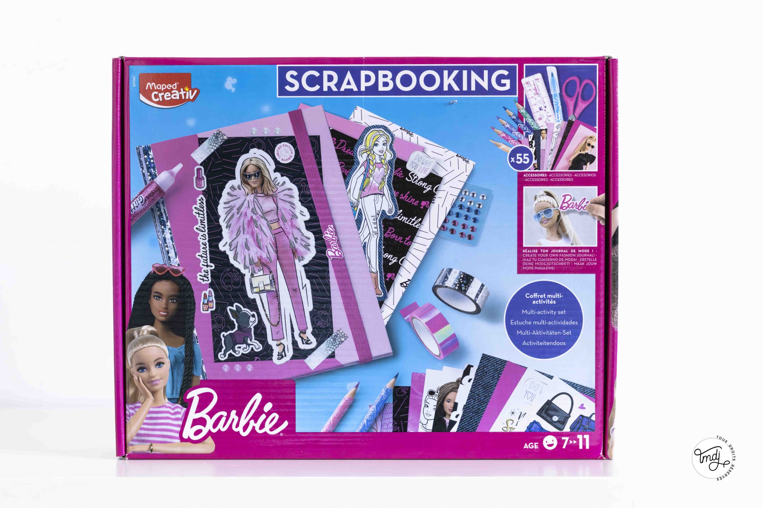 Coffret scrapbooking Barbie de Maped